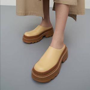 Charles & Keith Chunky Round Toe Mules